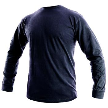 Canis Pánské tričko s dlouhým rukávem PETR - Tmavě modrá | L