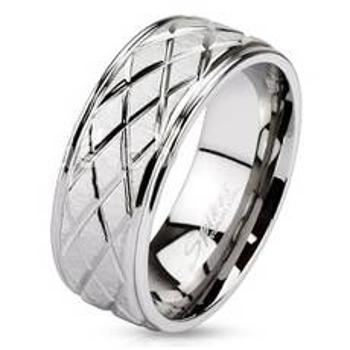 Šperky4U Pánský prsten - velikost 67 - OPR1456-8-67