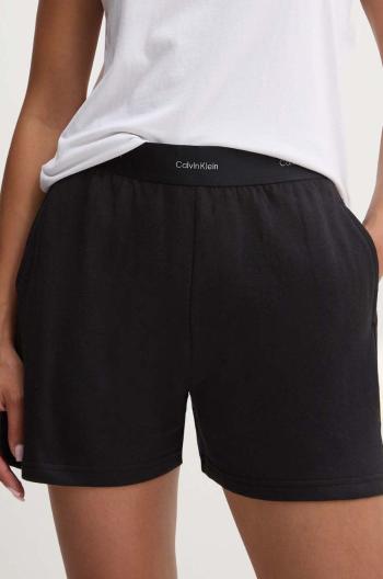 Pyžamové šortky Calvin Klein Underwear dámské, černá barva, 000QS7275E