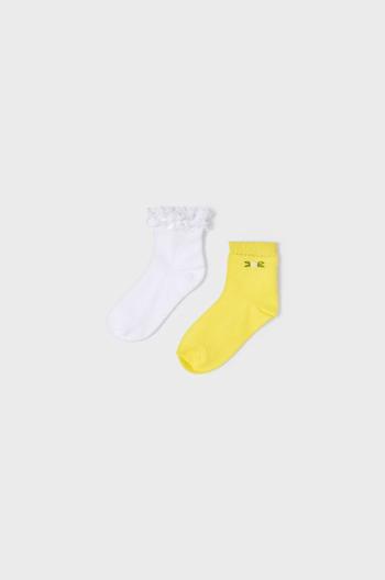 Dětské ponožky Mayoral žlutá barva