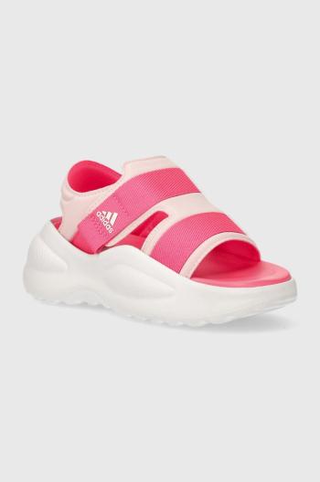 Dětské sandály adidas MEHANA SANDAL KIDS růžová barva