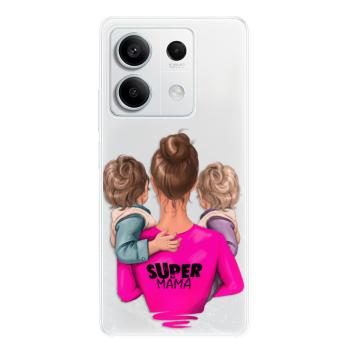 Odolné silikonové pouzdro iSaprio - Super Mama - Two Boys - Xiaomi Redmi Note 13 5G