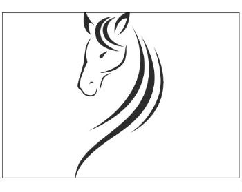 Plakát typ A4-A0 Znak koně