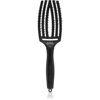 Olivia Garden Fingerbrush Double Bristles plochý kartáč pro snadné rozčesání vlasů 1 ks