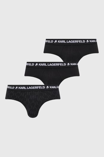 Spodní prádlo Karl Lagerfeld ( 3-pak) pánské, černá barva
