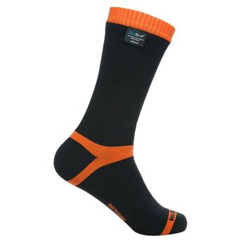 Nepromokavé ponožky DexShell Hytherm PRO Barva Tangelo Red Stripe, Velikost XL
