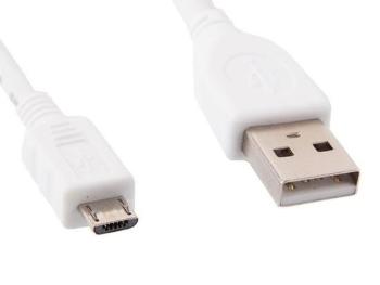 Gembird micro USB 2.0 kabel AM-MBM5P 1m, bílý