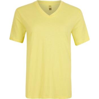 O'Neill ESSENTIALS V-NECK T-SHIRT Dámské tričko, žlutá, velikost XS