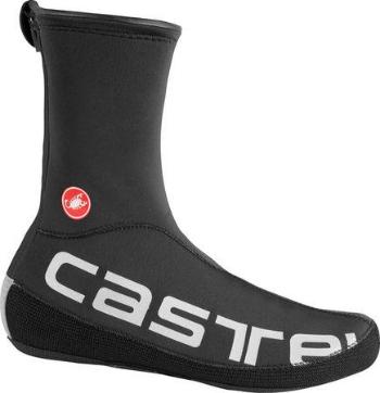 Castelli – návleky na tretry Diluvio UL, black/silver reflex L/X, L / XL