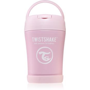 Twistshake Stainless Steel Food Container Pink termoska na jídlo 350 ml