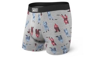 Saxx Vibe Boxer Brief Grey Table Hockey šedé SXBM35GTH