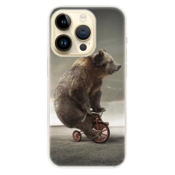 Odolné silikonové pouzdro iSaprio - Bear 01 - iPhone 14 Pro