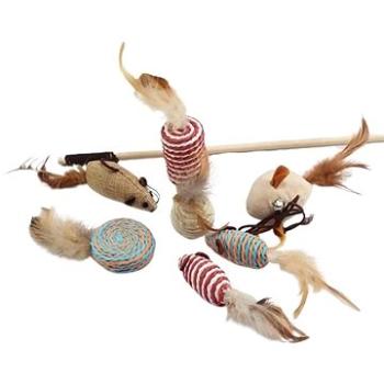 Petsbelle Kolekce kočičích hraček s peříčky (CHPsk0348)