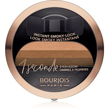 Bourjois 1 Seconde oční stíny pro okamžité kouřové líčení odstín 02 Brun-ette a Dorée 3 g