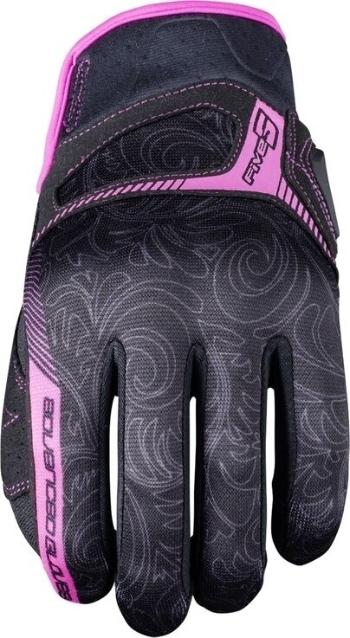 Five RS3 Replica Woman Black/Pink XL Rukavice