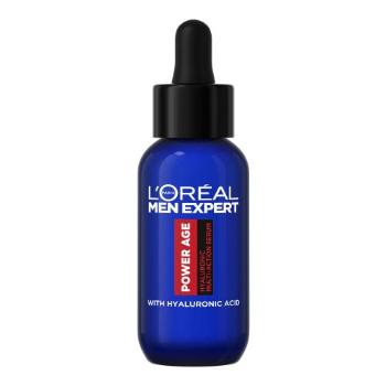 L'Oréal Paris Men Expert Power Age Hyaluronic Multi-Action Serum 30 ml pleťové sérum M proti vráskám; zpevnění a lifting pleti; na dehydratovanou pleť