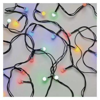 EMOS LED vánoční řetěz - kuličky 8m vnitřní i venkovní multicolor, programy D5AM05