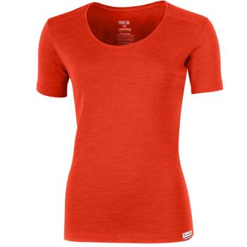 Lasting dámské merino triko IRENA oranžové Velikost: M dámské triko