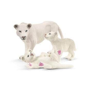 Schleich Matka lev s mláďaty 42505