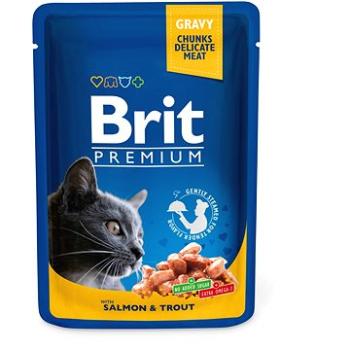Brit Premium Cat Pouches with Salmon & Trout 100 g (8595602505999)