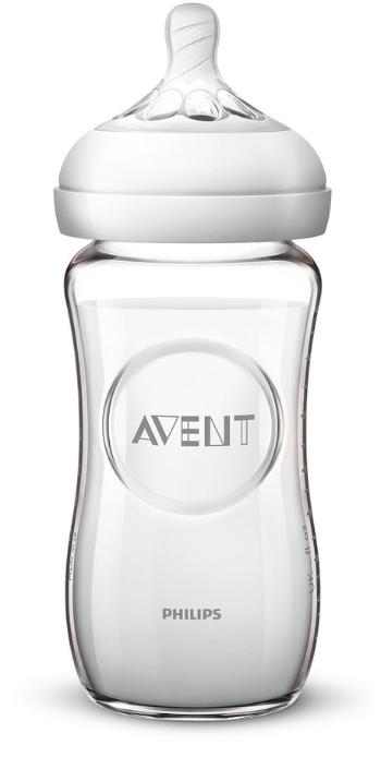 Philips Avent skleněná láhev Natural bez BPA SCF673/17 Transparentní 240ml