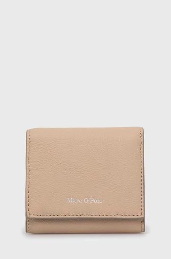 Kožená peněženka Marc O'Polo , béžová barva