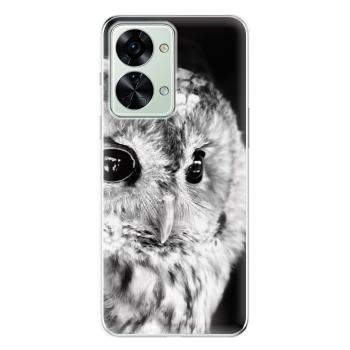 Odolné silikonové pouzdro iSaprio - BW Owl - OnePlus Nord 2T 5G