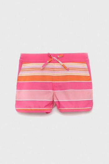 Dětské kraťasy Columbia Sandy Shores Boardshort růžová barva, vzorované