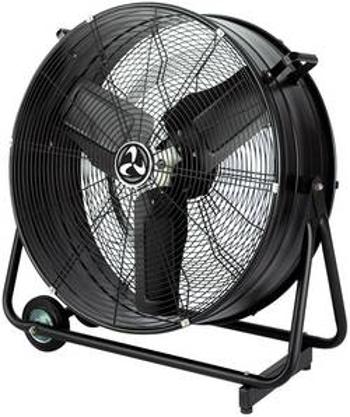 Průmyslový podlahový ventilátor CasaFan DF600 Eco IP54 SL, 123 W, (Ø x v) 65 cm x 77 cm, černá (matná)