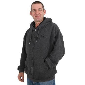 Gardner mikina grey zip thru hoody-velikost m