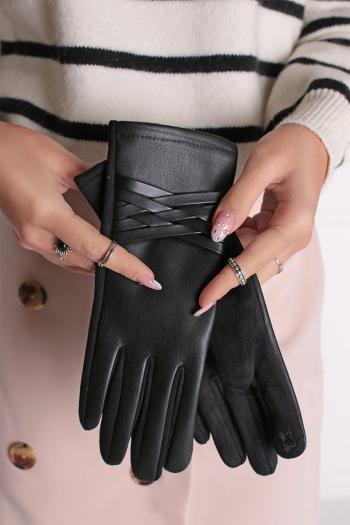 Černé rukavice Manon