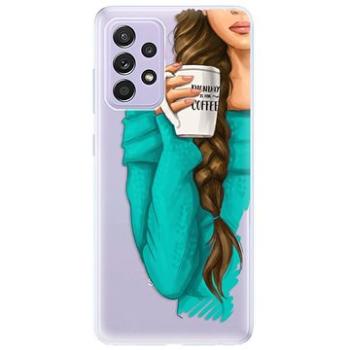 iSaprio My Coffe and Brunette Girl pro Samsung Galaxy A52/ A52 5G/ A52s (coffbru-TPU3-A52)