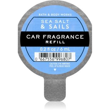 Bath & Body Works Sea Salt & Sails vůně do auta náhradní náplň 6 ml