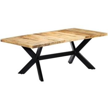 Jídelní stůl 200x100x75 cm masivní mangovníkové dřevo 247427 (247427)
