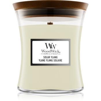 Woodwick Solar Ylang vonná svíčka s dřevěným knotem 275 g