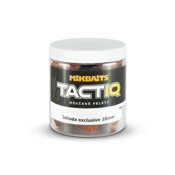 Mikbaits Měkčené pelety TactiQ Jahoda exclusive 250ml - 18mm