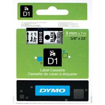 Dymo D1 40910, S0720670, 9mm x 7m, černý tisk / průhledný podklad, originální páska