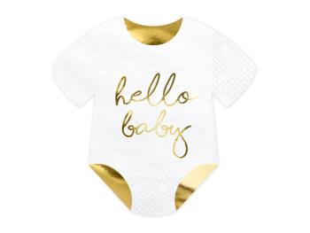 PartyDeco Ubrousky - hello baby