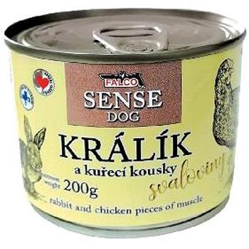 Falco Sense Dog králík a kuře 6 × 200 g (8594725086132)