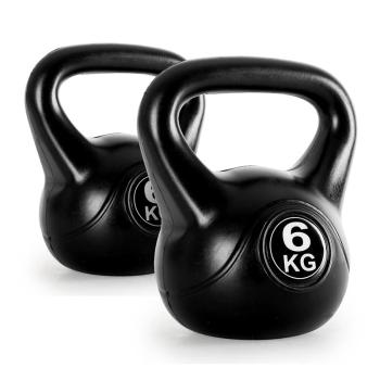 KLARFIT Kettlebell sada činek 2x6 kg