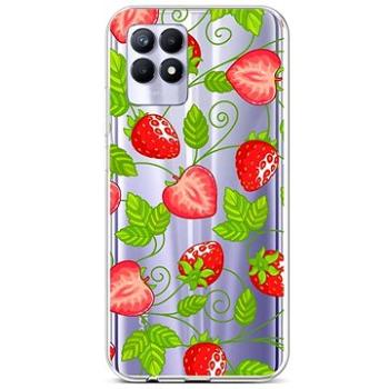 TopQ Kryt Realme 8i silikon Strawberries 69877 (Sun-69877)