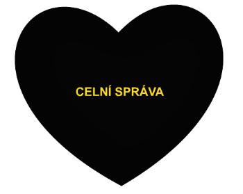 Polštář Srdce Celní správa