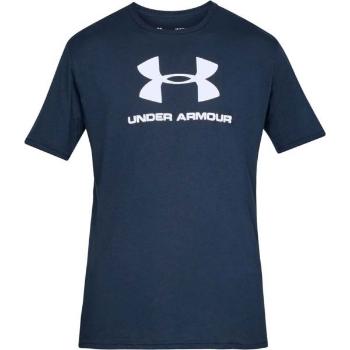 Under Armour SPORTSTYLE LOGO SS Pánské triko, tmavě modrá, velikost XL