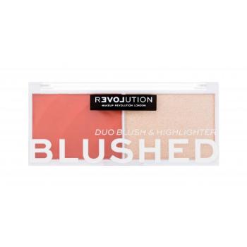 Revolution Relove Colour Play Blushed Duo Blush & Highlighter 5,8 g konturovací paletka pro ženy Daydream