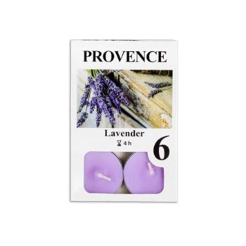Provence Čajová svíčka 6ks levandule