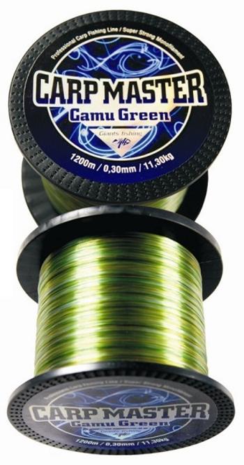 Giants fishing vlasec carp master camo green 1200 m-průměr 0,30 mm / nosnost 11,3 kg