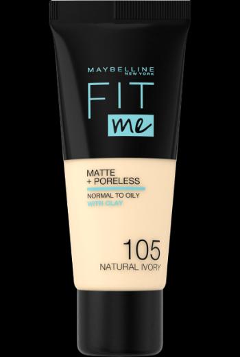 Maybelline Fit Me sjednocující matující make-up pro normální až mastnou pleť 105 Natural Ivory 30 ml