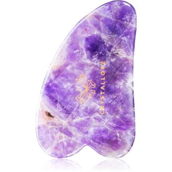 Crystallove Amethyst Gua Sha Plate masážní pomůcka