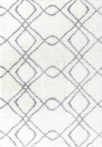 Festival koberce Kusový koberec Carmella K11608-02 White Light Grey (Pearl 510 White) - 80x150 cm Bílá