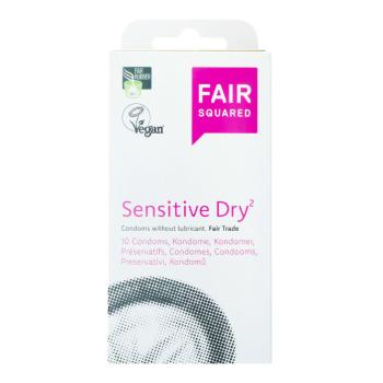 Kondom sensitive dry 10 ks FAIR SQUARED